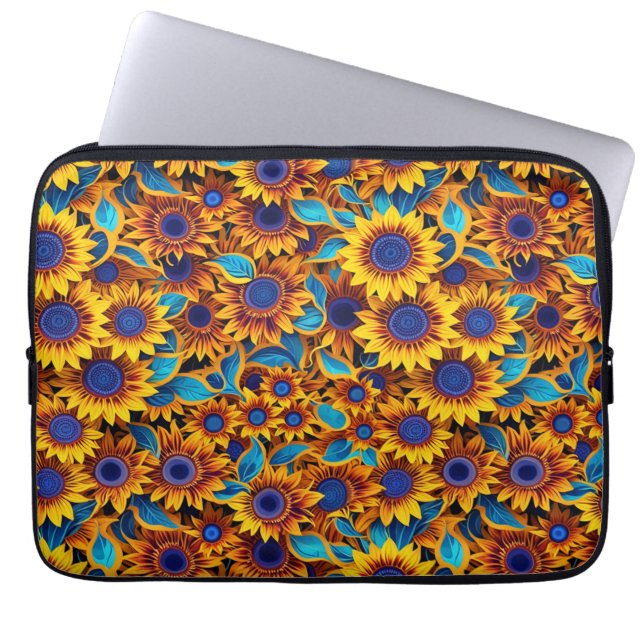 Sunflower Laptop Bag Fodral (Framsidan)