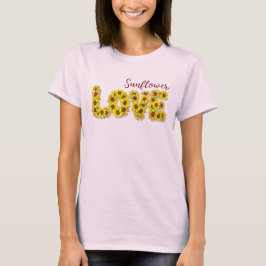 Sunflower Love Top T Shirt