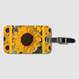 Sunflower Luggage Tag Bagagebricka