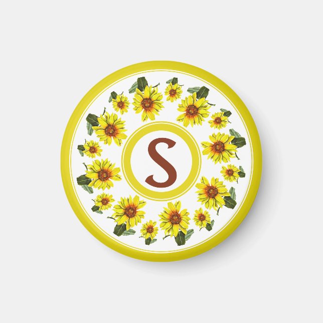 Sunflower Magnet (Framsidan)