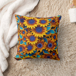 Sunflower Pillow Kudde