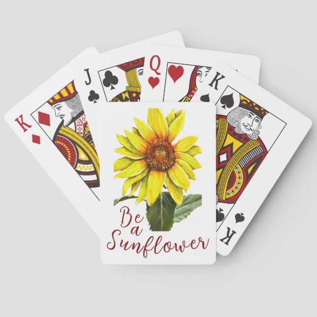 Sunflower Playing Cards Casinokort (Baksidan)