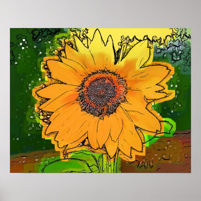 SUNFLOWER POSTER (Framsidan)