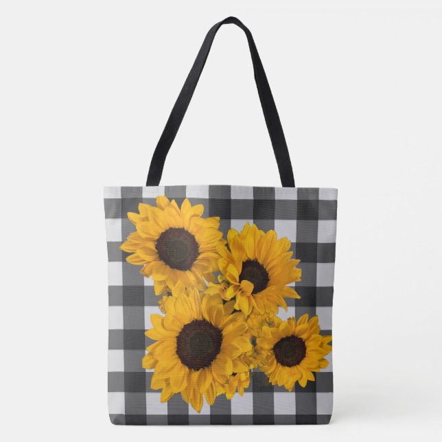 Sunflower Praise Tote Tygkasse (Framsida)