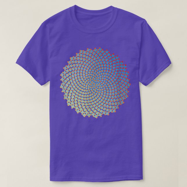 Sunflower Seeds Fibonacci Spiral Funny Math Nerd G T Shirt (Design framsida)