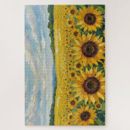Sunflower sky puzzle  pussel