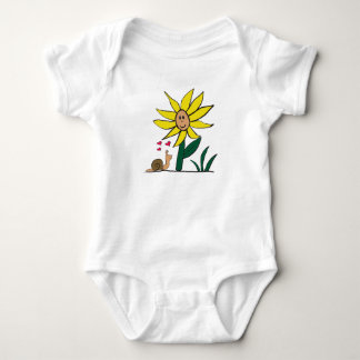 "Sunflower Snail Little Friends" T Shirt