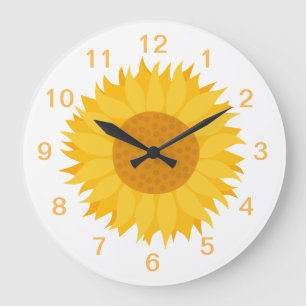 Sunflower. Stor Klocka