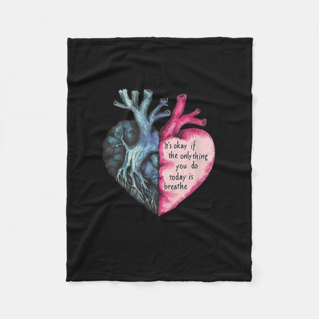 Sunflower Suicide Awareness  Fleecefilt (Framsidan)