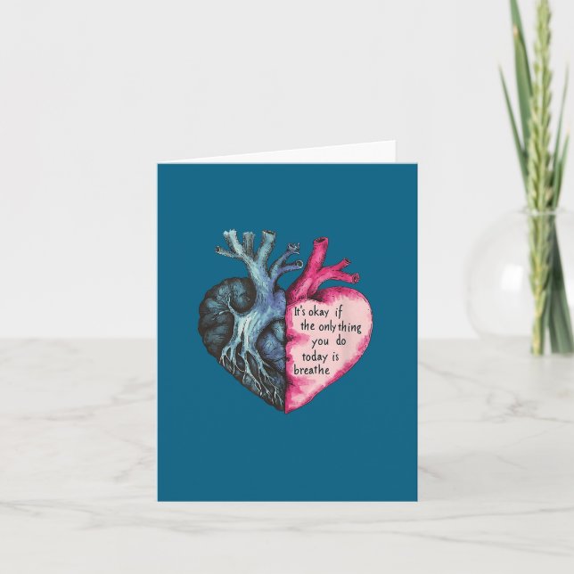 Sunflower Suicide Awareness  Kort (Framsida)