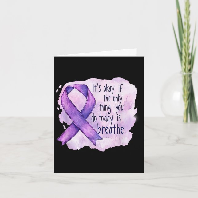 Sunflower Suicide Awareness  Kort (Framsida)