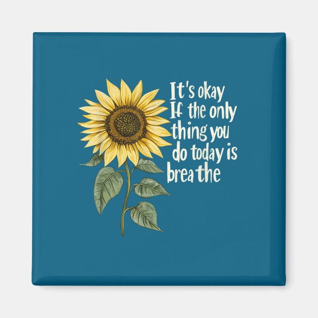 Sunflower Suicide Awareness  Magnet (Framsidan)