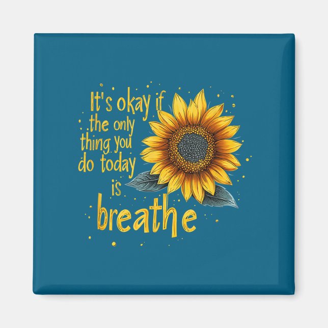 Sunflower Suicide Awareness  Magnet (Framsidan)