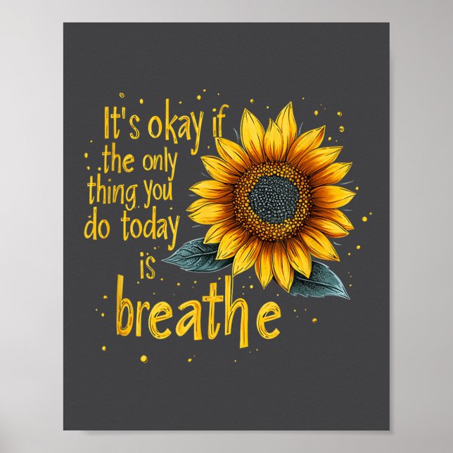 Sunflower Suicide Awareness  Poster (Framsidan)