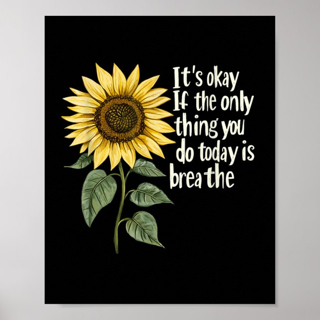 Sunflower Suicide Awareness  Poster (Framsidan)