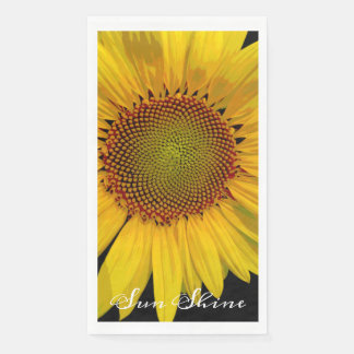 SUNFLOWER SUNSHINE PHOTO PAPPER GUEST TOWEL PAPPERSSERVETT