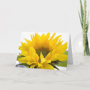 Sunflower ... thank you card tack kort