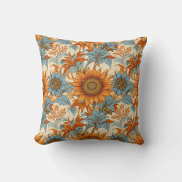 Sunflower Throw Pillow Kudde