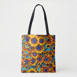Sunflower Tote Bag Tygkasse