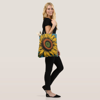 SUNFLOWER TOTE PURSE BAG TYGKASSE