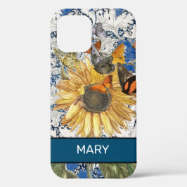 SUNFLOWER WILLIAM MORRIS iPhone 12 FODRAL DIY NAMN