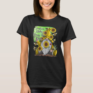 Sunflower Wishes And Honey Bee Kisses With Cute Su T Shirt