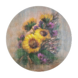 Sunflowers 12" Round