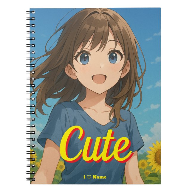 Sunflowers and Your Smile Anteckningsbok (Framsidan)