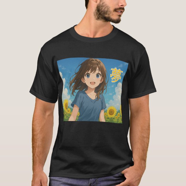 Sunflowers and Your Smile T Shirt (Framsida)