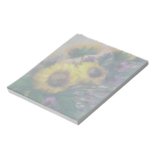 Sunflowers Anteckningsblock (Roterad)