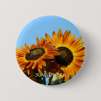 SUNFLOWERS Buttons Sun Flower-KNAPPgåvor Knapp