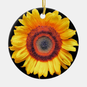 SUNFLOWERS JULGRANSPRYDNAD KERAMIK