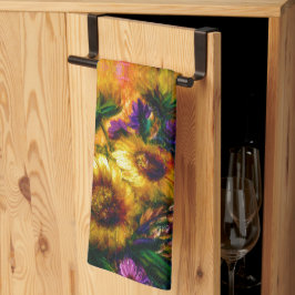 Sunflowers Kökshandduk