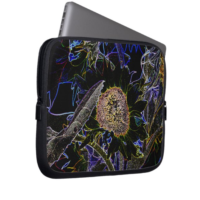 SUNFLOWERS LAPTOP SLEEVE (Framsidan Höger)