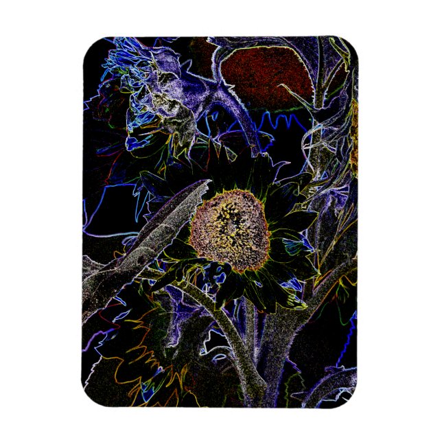 SUNFLOWERS MAGNET (Vertikal)