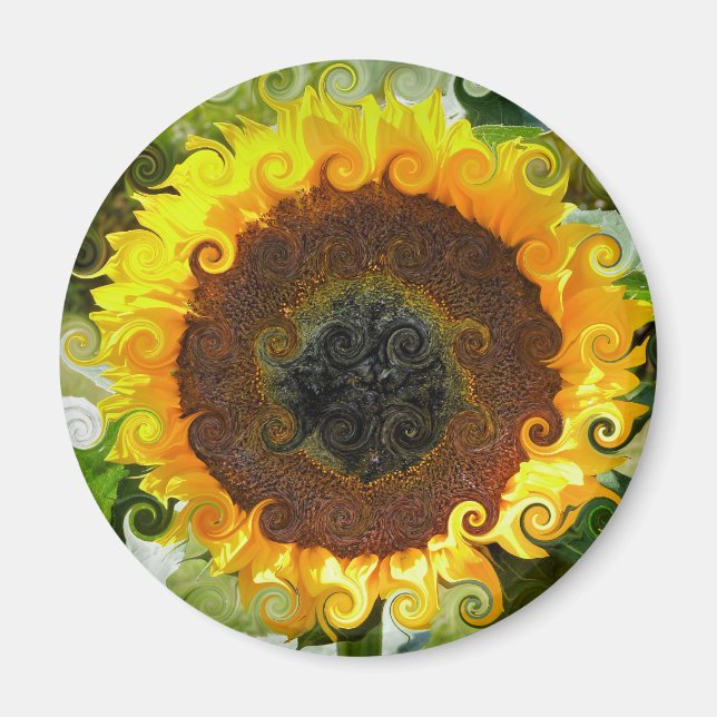 SUNFLOWERS MAGNET (Framsidan)