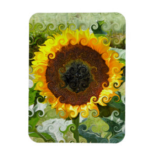 SUNFLOWERS MAGNET