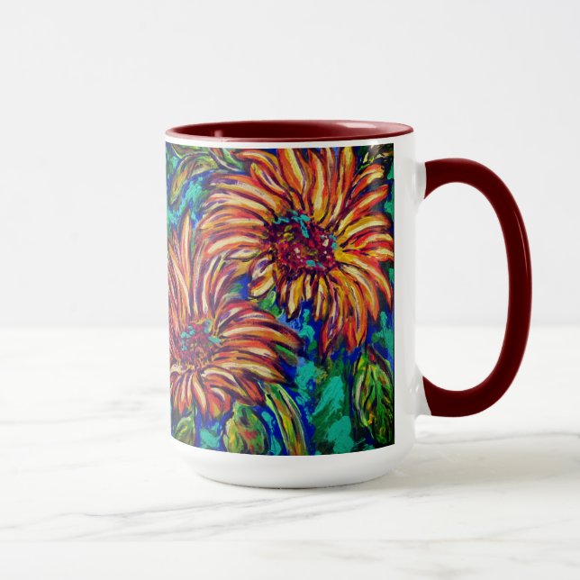 Sunflowers Mug Mugg (Höger)