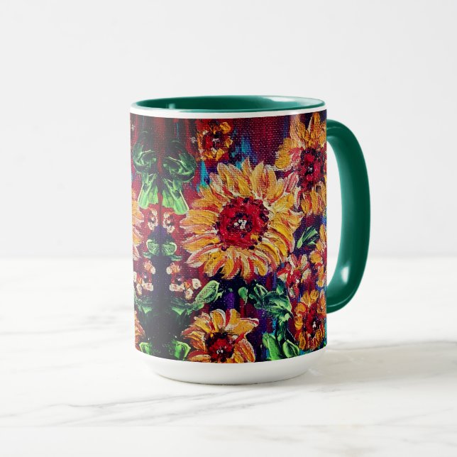 Sunflowers Mug Mugg (Framsida höger)