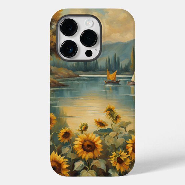 Sunflowers on the Lake (Baksida)