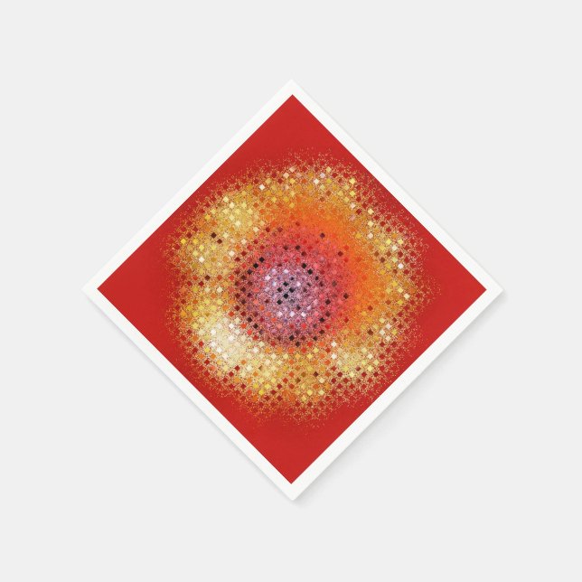 SUNFLOWERS PAPPERSSERVETT (Hörn)