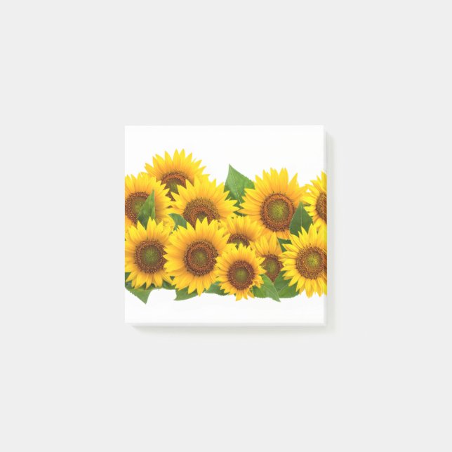 Sunflowers Post-it Block (Framsida)