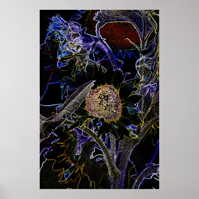 SUNFLOWERS POSTER (Framsidan)