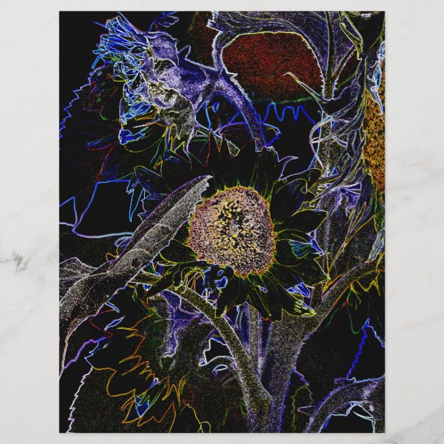 SUNFLOWERS REKLAMBLAD (Framsidan)