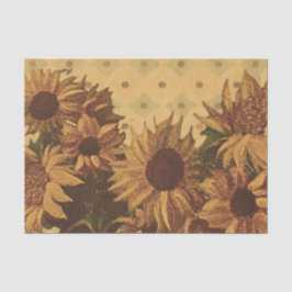 Sunflowers retro vintage backfrop