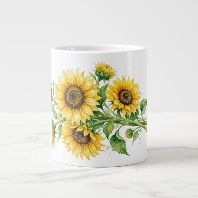Sunflowers Specialty Mug Jumbo Mugg (Framsidan)