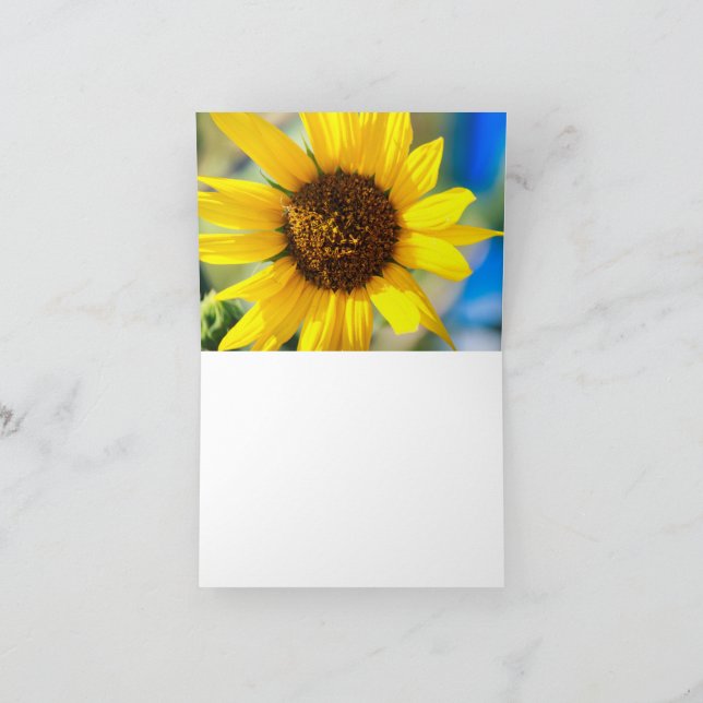 Sunflowers  tack kort (Inuti)