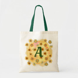 SUNFLOWERS Tote Bag Tygkasse