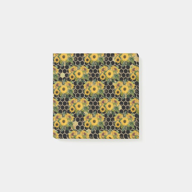 Sunflowers Turn Naturally Toward The Light Post-it Block (Framsida)