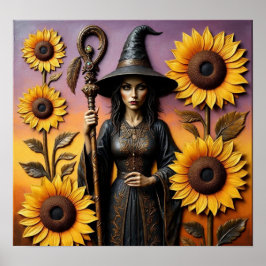 SunFlowerWitch Poster